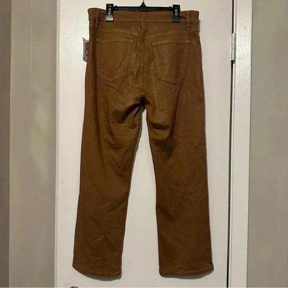 NWT Joe’s Jeans Callie Exposed Button Fly high rise cropped boot maple size 30 - Picture 3 of 10